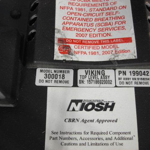 ISI VikingZ Seven SCBA Harness 300018 199042 Console GP010