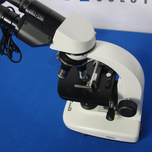 ZUZI BINOCULAR MICROSCOPE 4/0.10 10/0.25 40/0.65 OIL 100/1.25