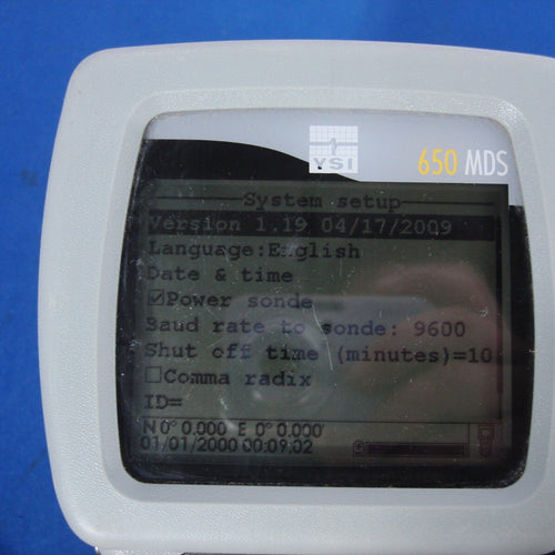 YSI 650MDS Multi-Parameter Display with 600R Water Quality Monitor