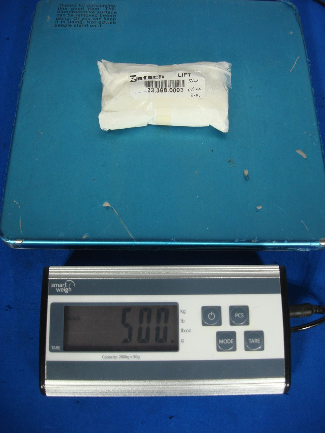 Retsch 0.5mm Zirconium Oxide (Zr02) Grinding Balls 32.368.0003 135ml 500 grams