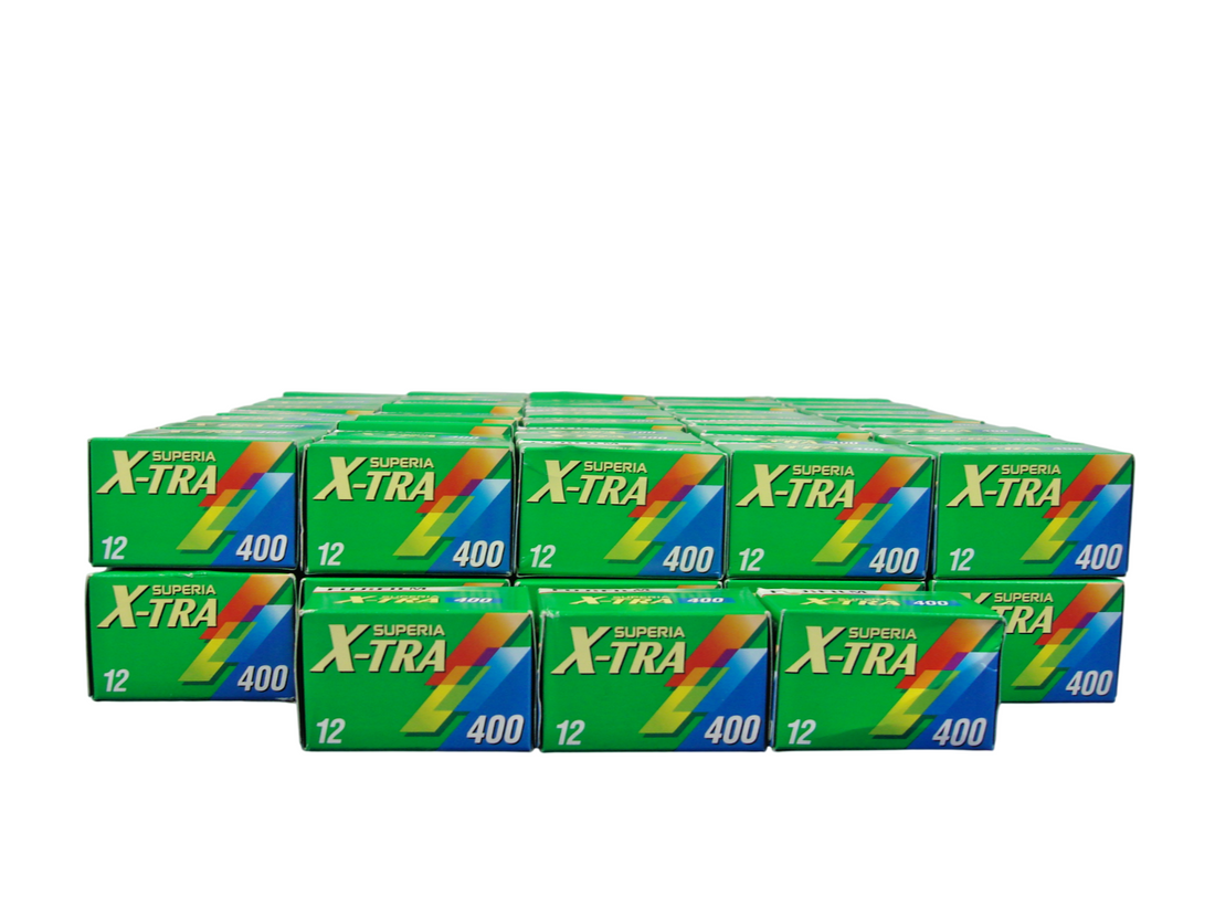 Lot of 48 Fujifilm Fujicolor Superia X-tra 400 24x36mm 12 Exposure ISO 400/27