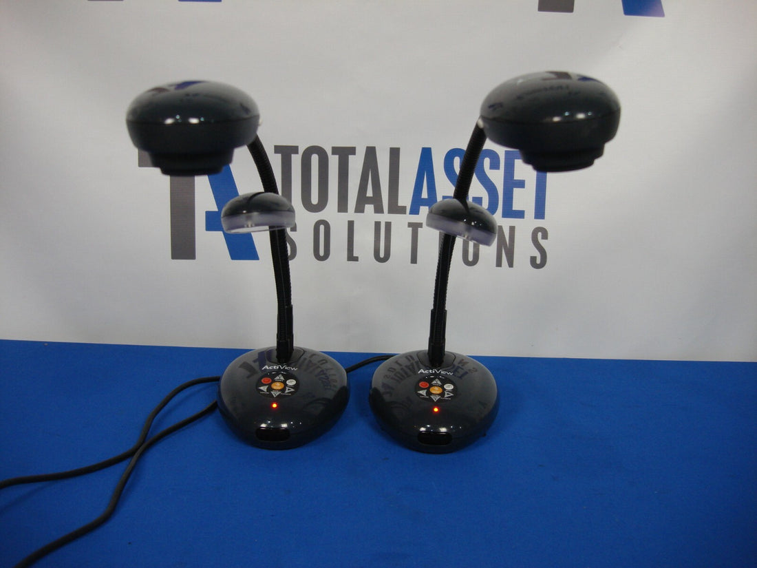 PROMETHEAN ACTIVIEW AV322 DOCUMENT CAMERA VISUAL PRESENTER LOT OF 2