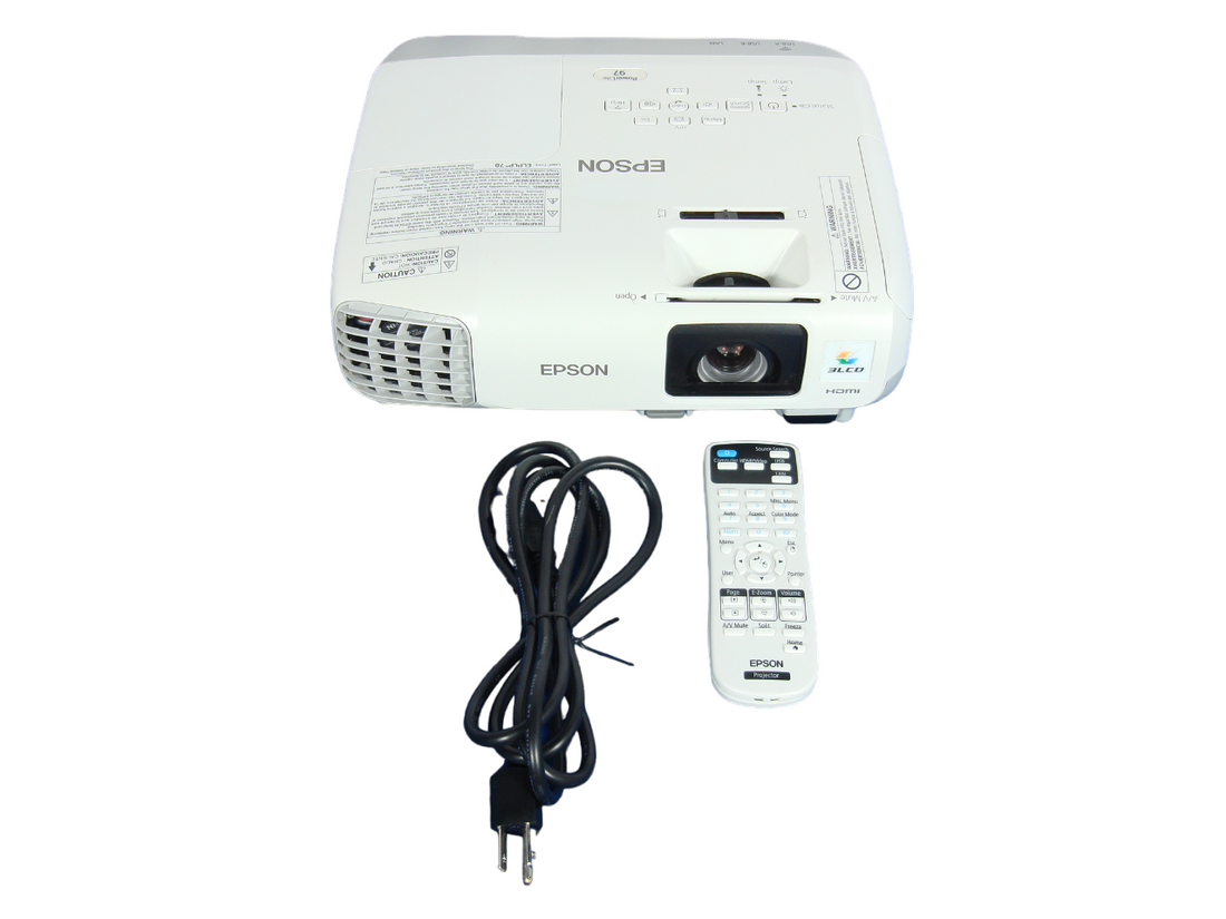 Epson PowerLite 97 XGA 3LCD 2700 Lumens HDMI HD Projector 100-500 Hours