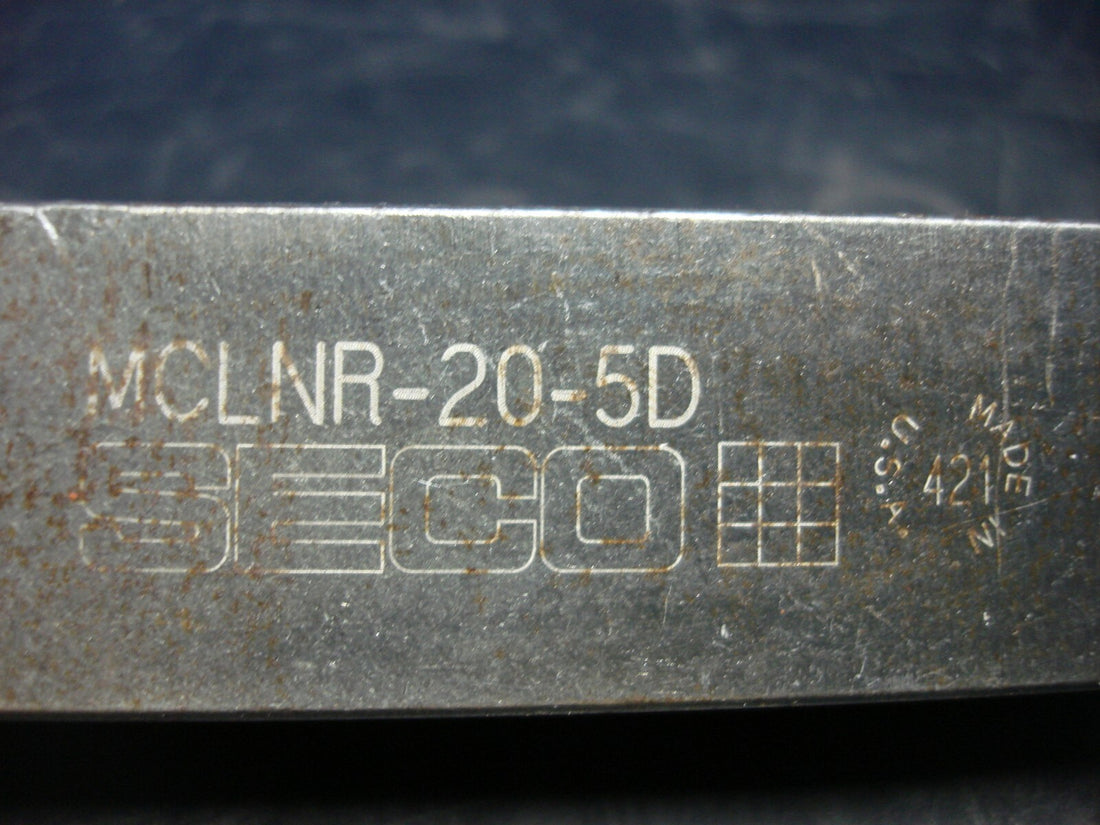 SECO CNC Lathe Carbide Insert Indexable Turning Tool Holder MCLNR-20-5D