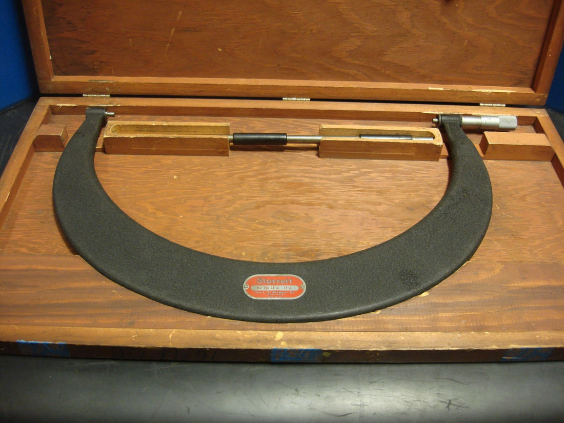 Starrett 736 Tubular Bow Type Micrometer 16" - 17"