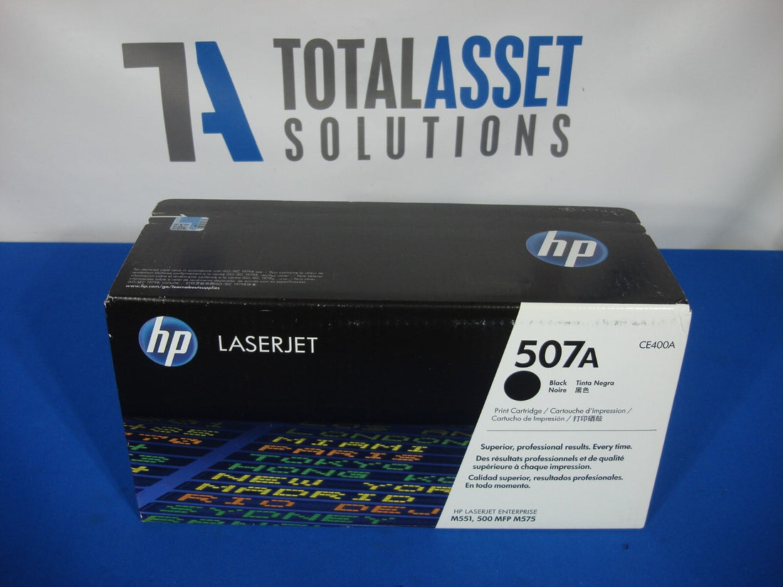 New Genuine OEM Factory Sealed HP 507A CE400A Black Toner Cartridge M551 M575