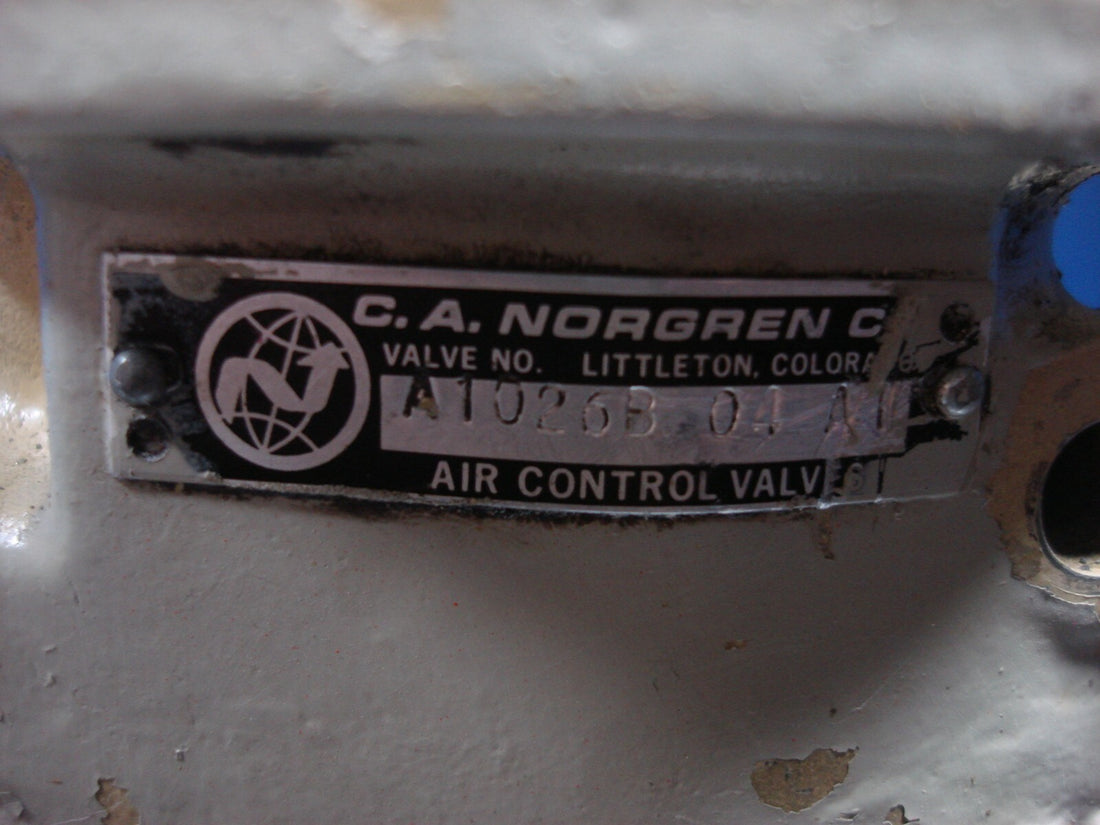 C.A. Norgren Air Control Valve A1026B-04-A1