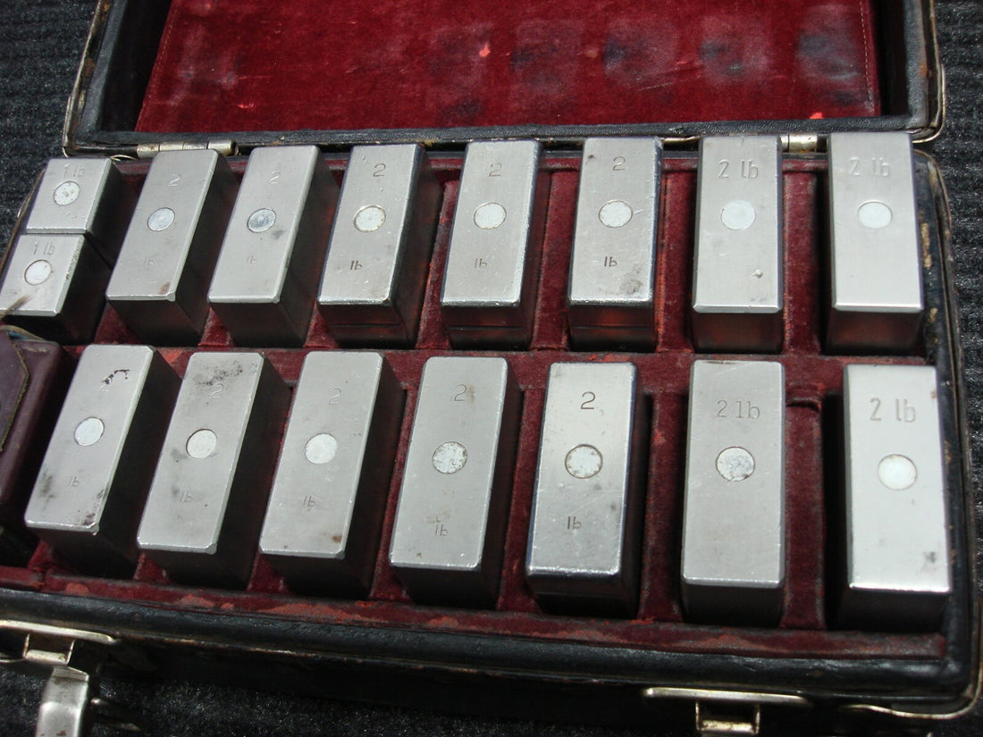Troemner Precision Standard Weight Calibration Set 31LB 1/16 OZ