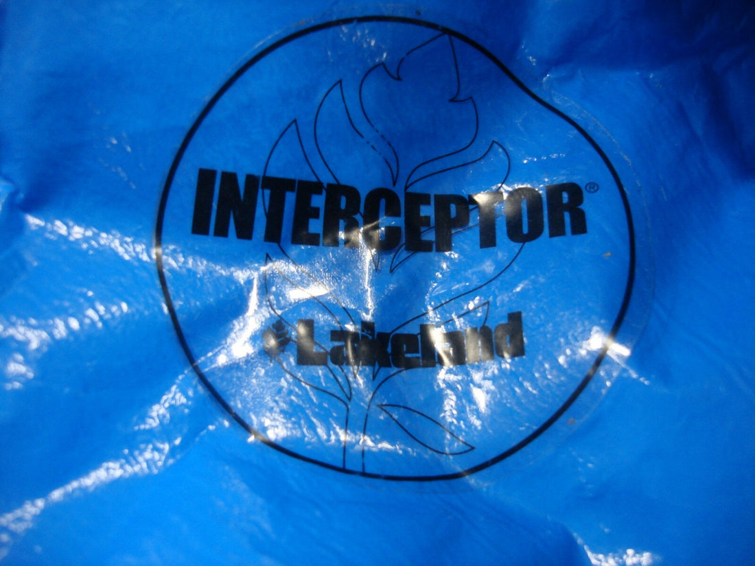 LAKELAND INTERCEPTOR INT640 LEVEL A HAZMAT SUIT ALUMINIZED HEAT SUIT MEDIUM