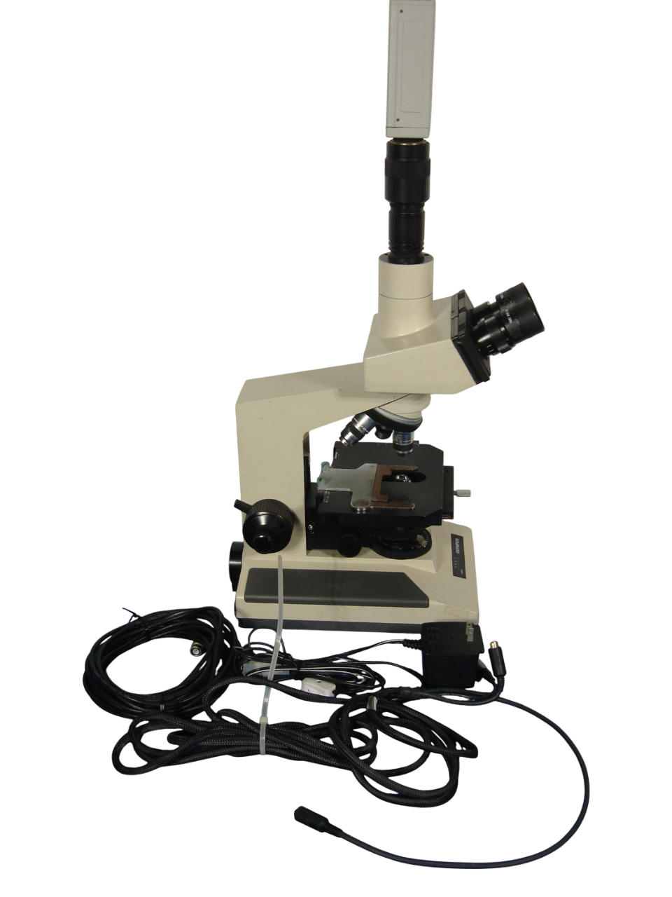 Olympus BH-2 Microscope with 3 Objective Lens and Diagnositc Instruments 0.7X
