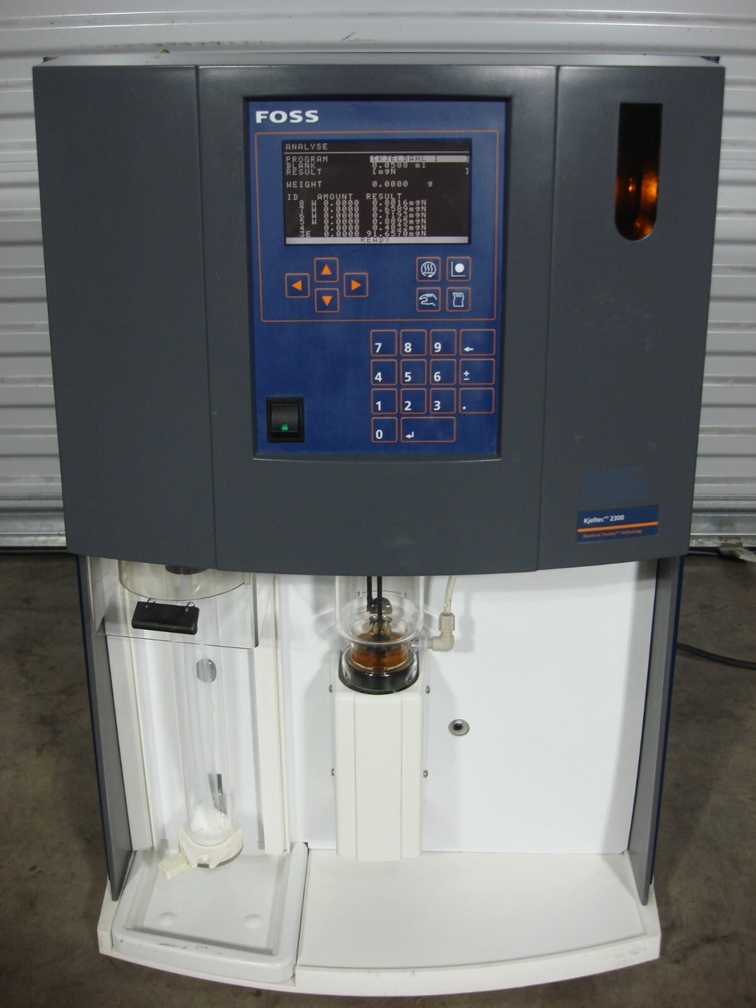 FOSS Tecator Kjeltec 2300 Nitrogen Analyzer Unit Kjeldahl  Nitrogen 10006875