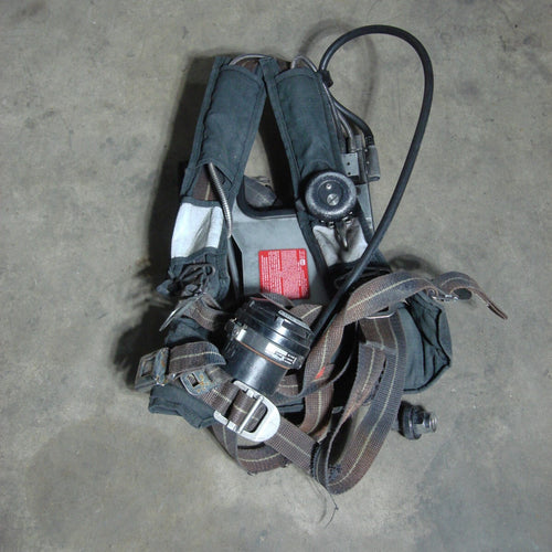 Scott 2.2 AP50 Air Pack EZ-Flo Vibralert Low Air Audible Bell SCBA Harness