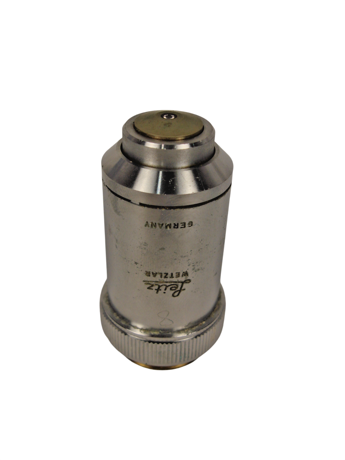 Leitz Wetzlar Microscope Objective Lens 170/0.17 Oel 100x /1.30 100/1.30 100x