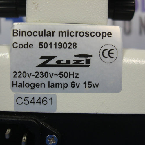 ZUZI BINOCULAR MICROSCOPE 4/0.10 10/0.25 40/0.65 OIL 100/1.25