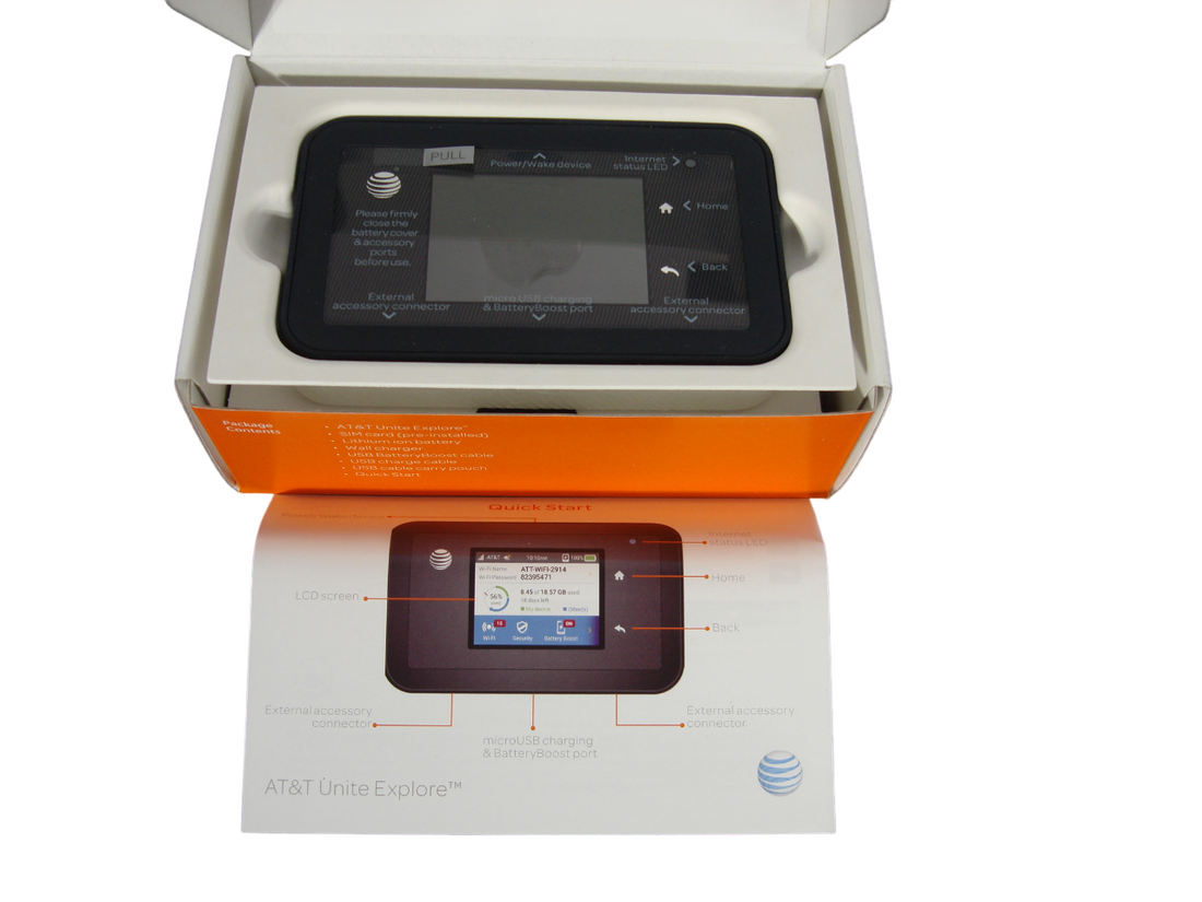 Netgear Air Card 815S AT&T Unite Explore Slate Blue 4G LTE Mobile WiFi HotSpot