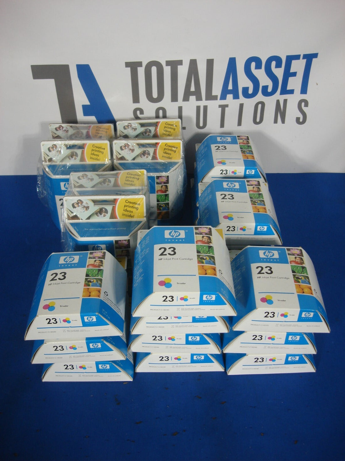 Lot of 28 Genuine OEM HP 23 Sealed Tri-Color Ink Cartridges C1823D