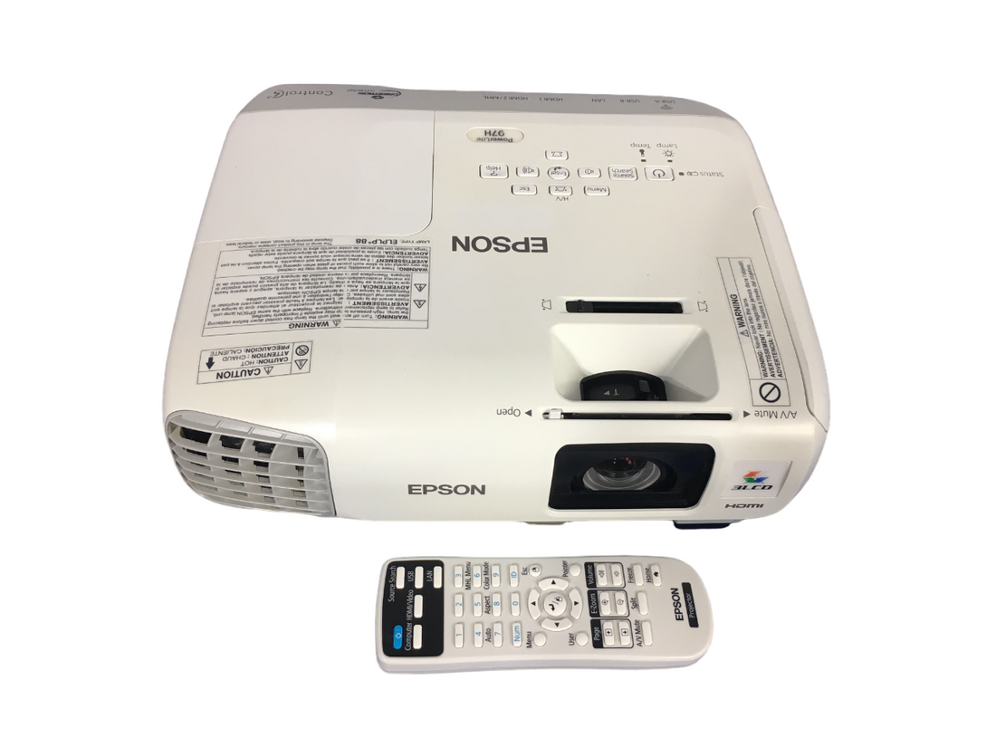 Epson PowerLite 97H XGA 2700 Lumens HDMI HD Projector 100-500 Hours w/ Remote