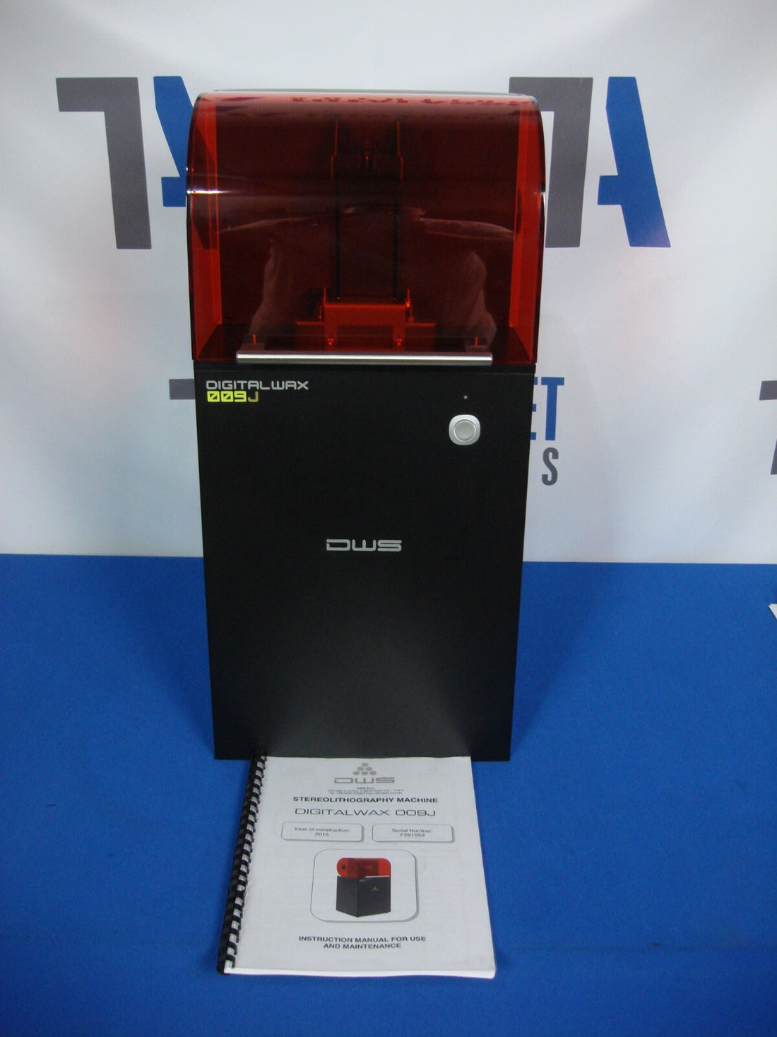DWS DIGITALWAX 009J PROFESSIONAL RESIN STEREOLITHOGRAPHY JEWELRY 3D PRINTER 559
