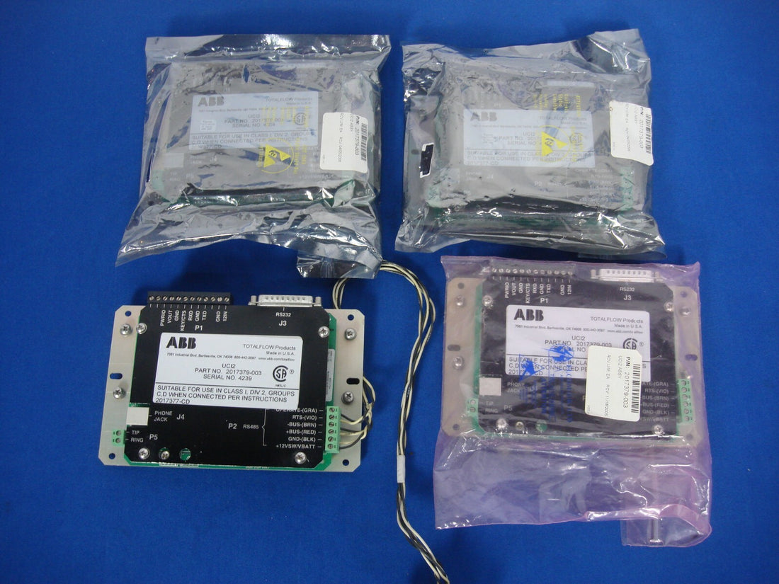 ABB Totalflow 2017379-003 UCI2 RS485/RS232 Converter Board Lot of 4