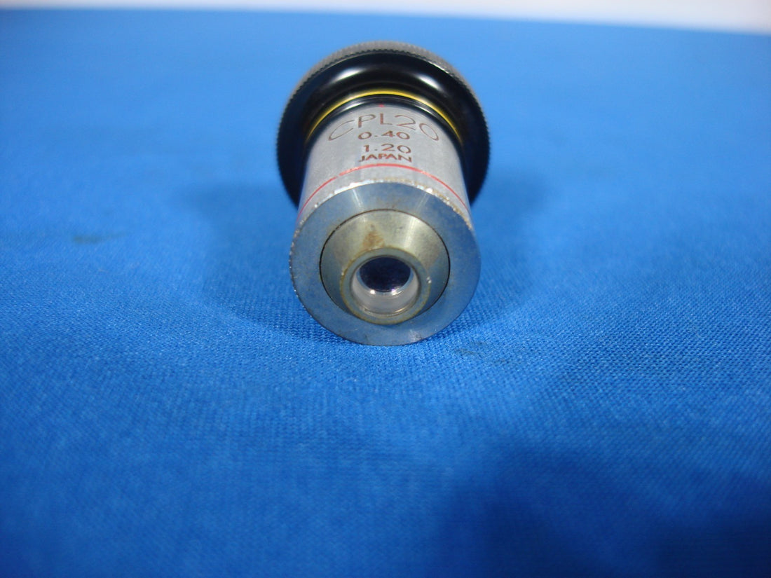 Vintage Olympus Microscope Objective Lens CPL20 0.40 Japan (CPL 20 0.40)