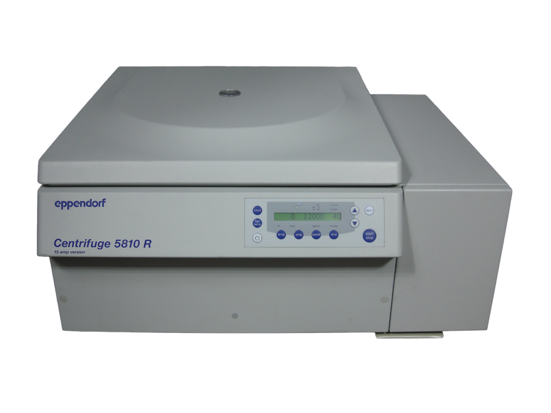 Eppendorf 5810R 15 Amp Refrigerated Benchtop Centrifuge 5811F W/ F-34-6-38 Rotor