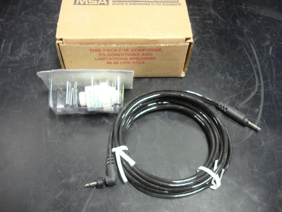 NEW MSA 458169 Oxygen Sensor O2 Responder Remote Style with 10FT Cable