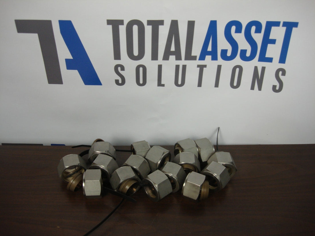 Swagelok SS-2002-1 316 Stainless 1-1/4" Nut Tube Fitting Lot of 16