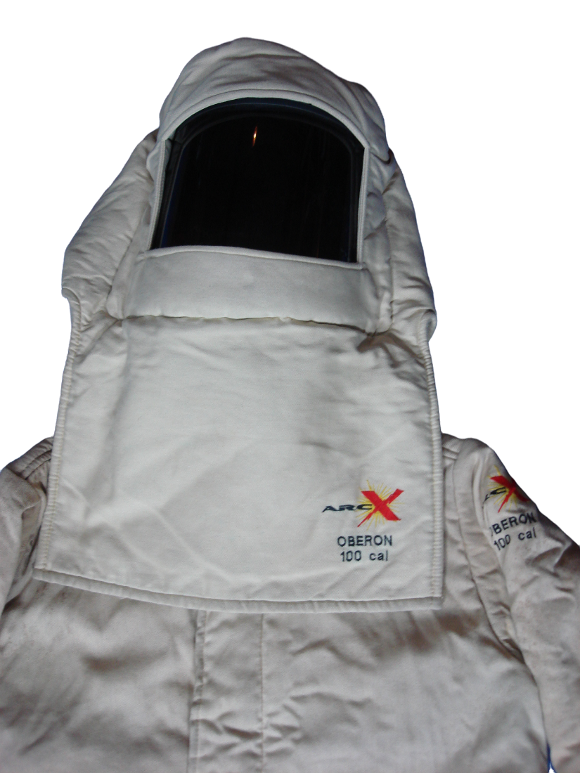 Oberon Arc X 100 Cal Flash Suit Hood, Large Coat and Large Bib Set #8