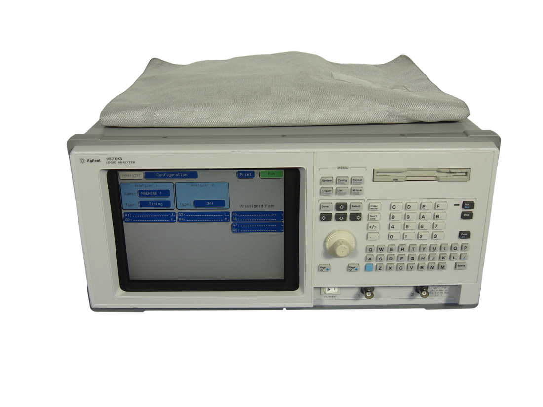 Agilent 1670G Logic Analyzer with Cables 136 Channels 500MHz Options 002 003