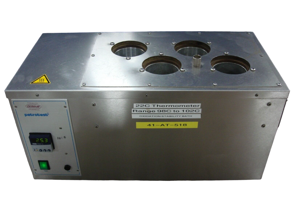 PETROTEST 4 UNIT OXIDATION STABILITY BATH