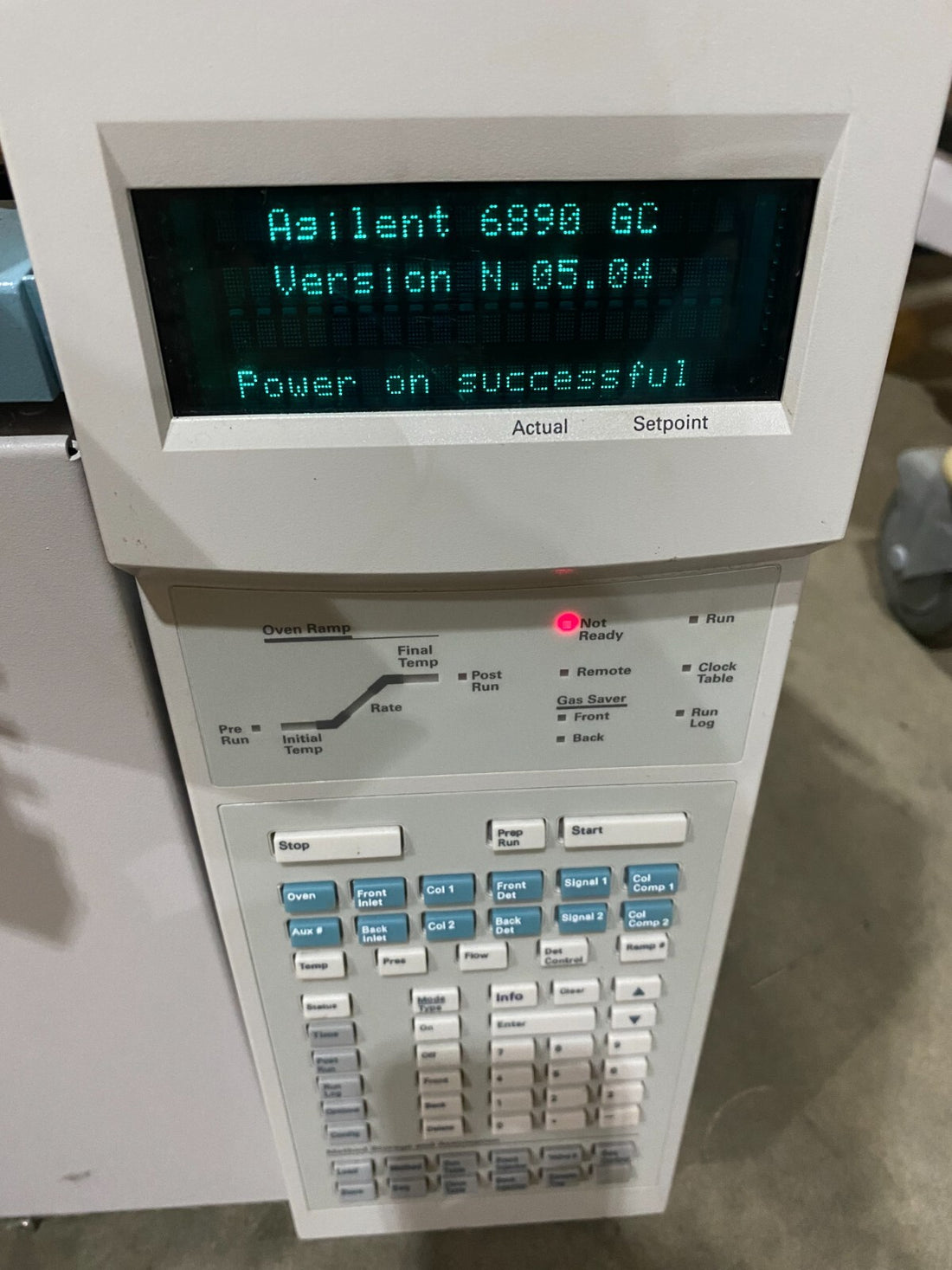 Agilent HP 6890N G1540N GC Display Control Panel G1530-40100 G1530-8000