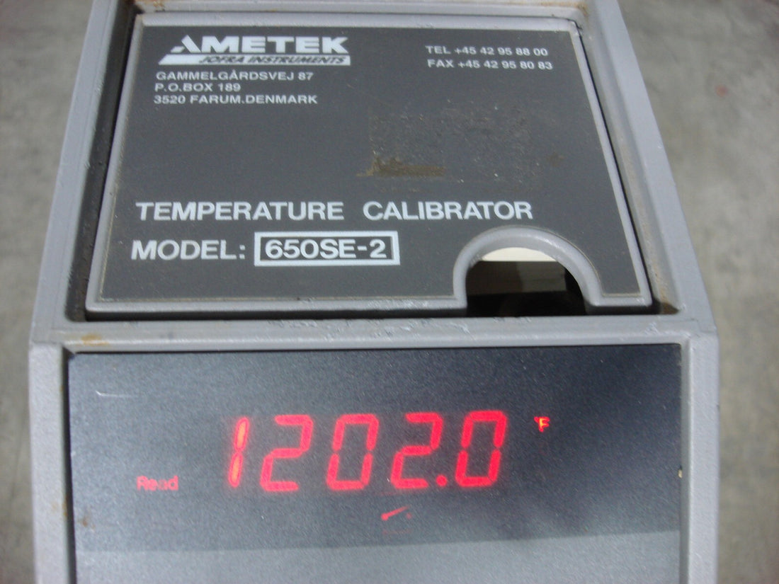 AMETEK JOFRA 650SE-2 650 SE Dry Block Calibrator  1202F Temperature w/ Warranty
