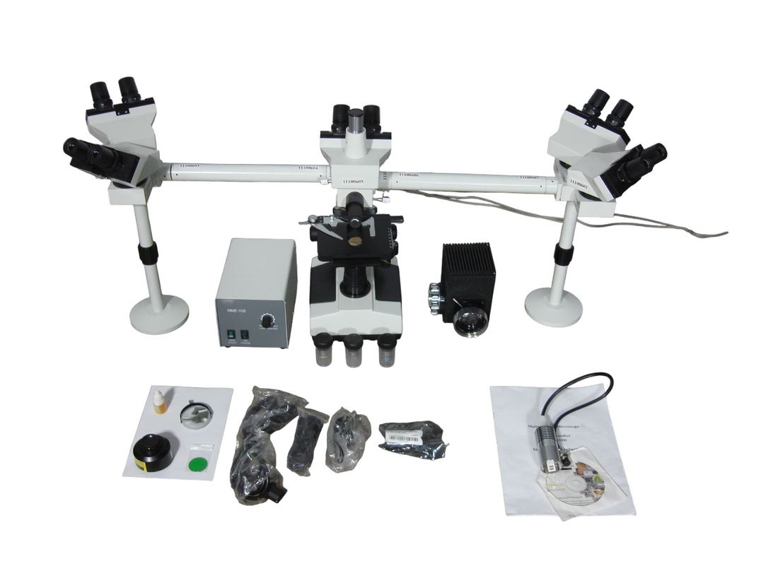 Pro Microscope XSZ-510D 5 Head Multi-Viewing Teaching Microscope XSZ-510
