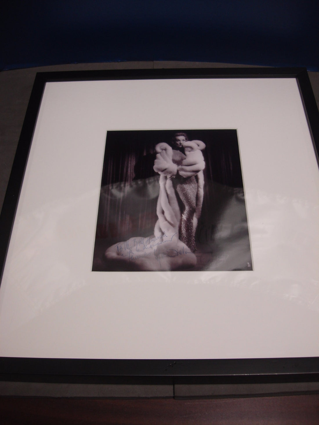 VERY RARE ORIGINAL MARLENE DIETRICH SIGNED AUTOGRAPHED PHOTOGRAPH  BILL HARRAH