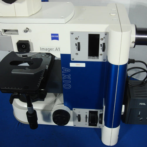 Zeiss Axio Imager A1 Phase Contrast Microscope with Cameras AxioCam MRm and MRc5