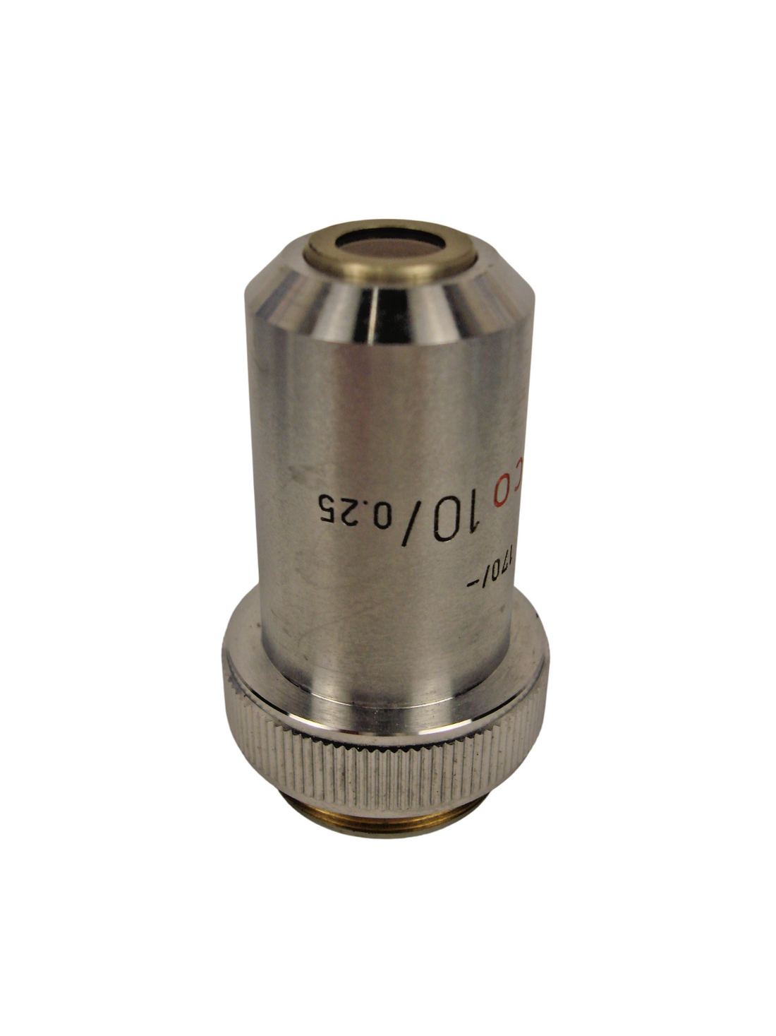 Leitz Wetzlar Microscope Objective Lens 170/- Phaco 10x /0.25 10/0.25 10x