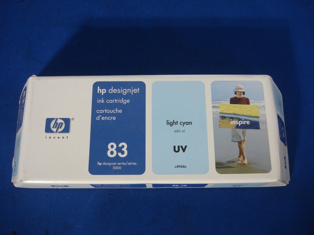 HP 83 UV Ink Cartridge C4944A Light Cyan 680 ml Designjet 5000 Series 5500