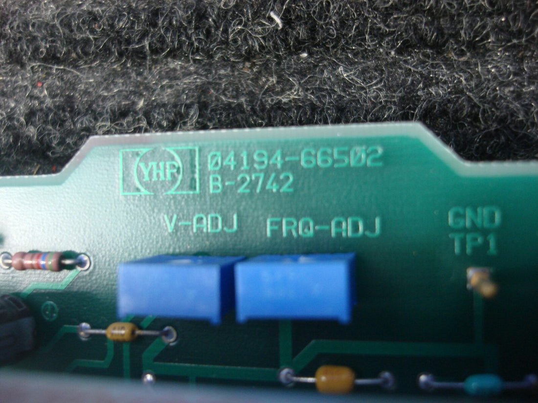 HP 4195A NETWORK SPECTRUM ANALYZER BOARD YHP 04194-66502 B-2742