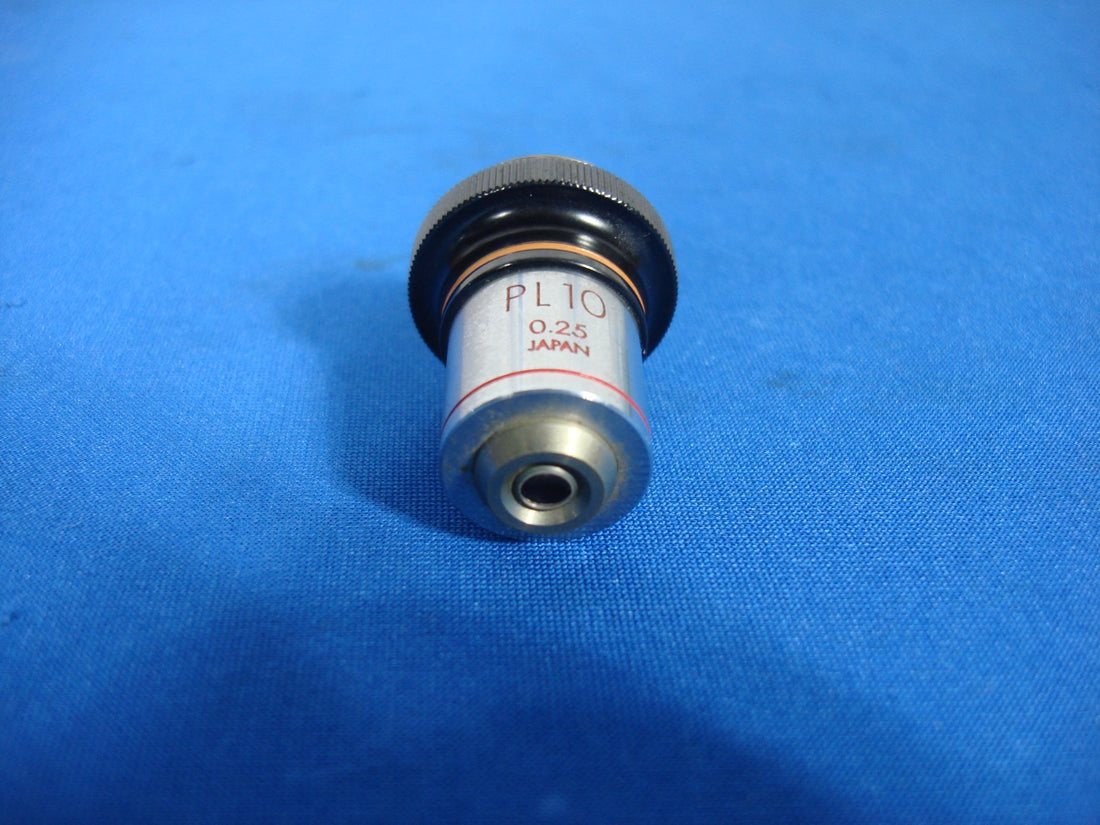 Vintage Olympus Microscope Objective Lens PL10 0.25 Japan (PL 10 0.25)