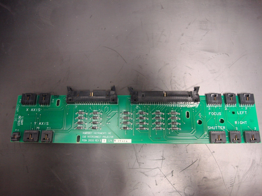 Humphrey 745 Field Analyzer CUB Interconnect Projector Board PCBA 29550 REV B1