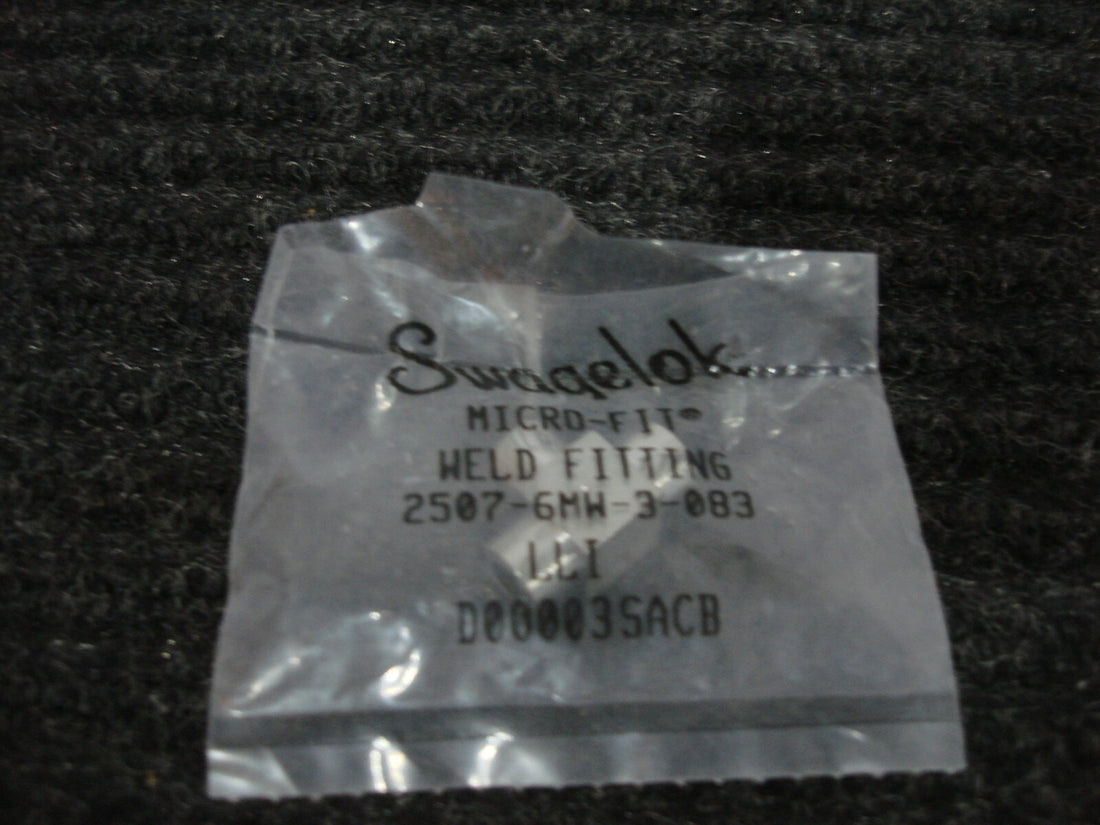 NEW SWAGELOK 2507-6MW-3-083 2507 SUPER DUPLEX MICRO-FIT WELD TEE FITTING