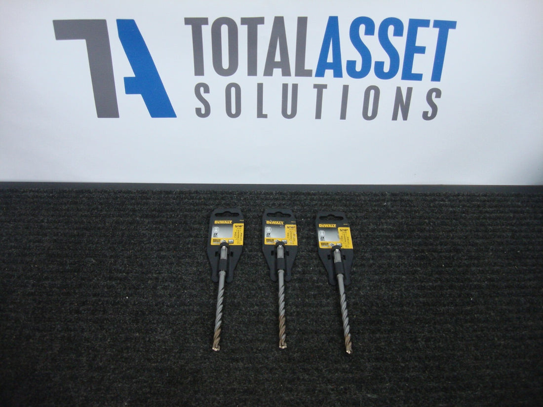 LOT OF 3 NEW DEWALT DW5524 5/16" X 4" SDS PLUS HIGH IMPACT MASONRY HAMMER BITS