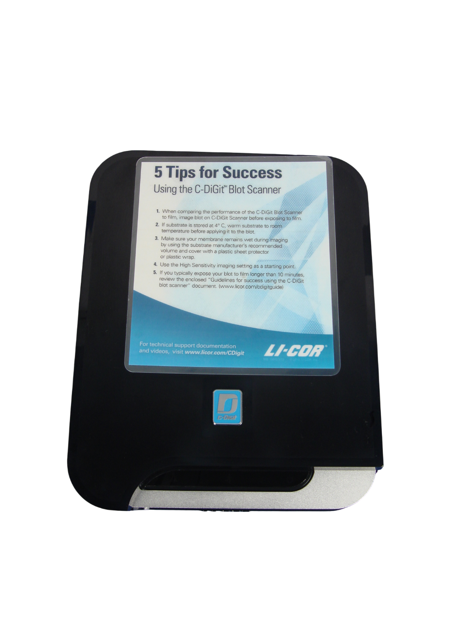 Li-Cor C-Digit Blot Scanner Model: 3600 Chemiluminescent Western Blot Analysis
