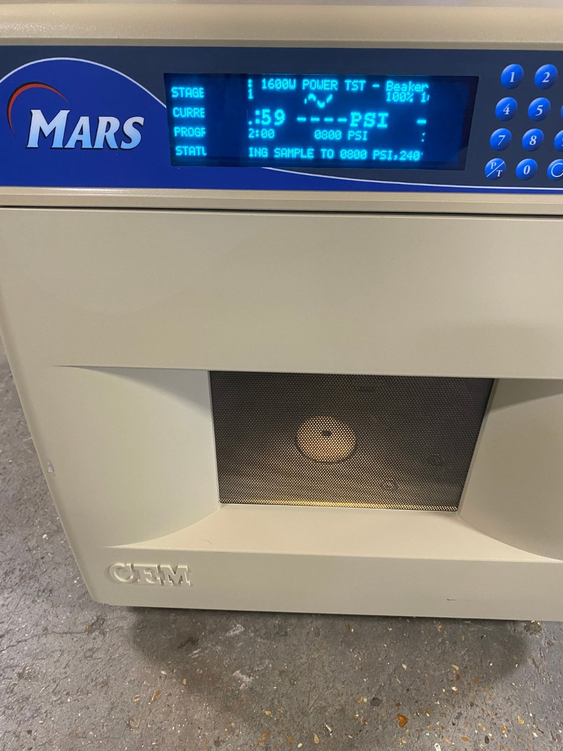 CEM MARS 5 230/60 Accelerated Reaction Microwave Digestion Oven 907500