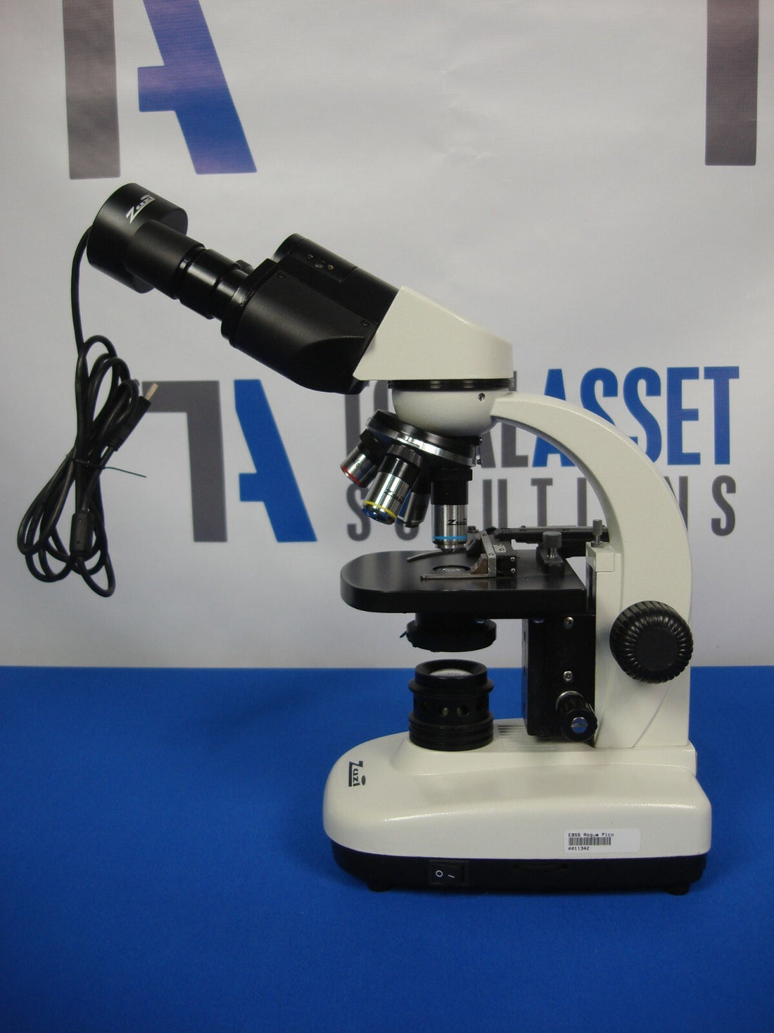 ZUZI BINOCULAR MICROSCOPE 4/0.10 10/0.25 40/0.65 OIL 100/1.25