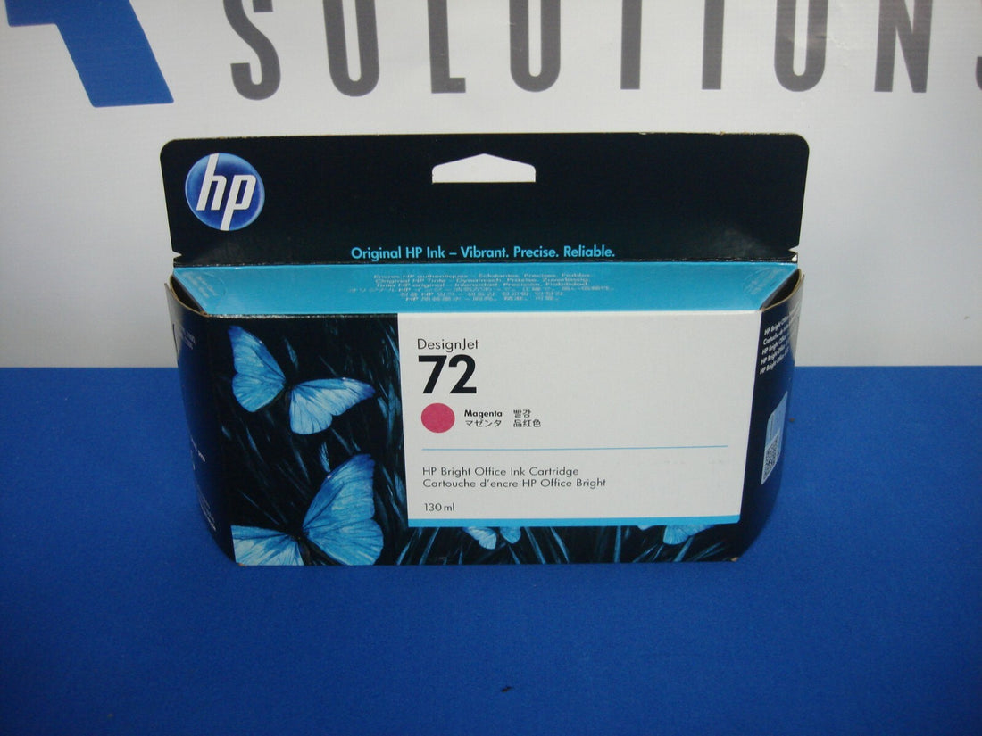 NEW GENUINE OEM HP DESIGNJET 72 MAGENTA INK CARTRIDGE C9372A EXP 8/2022