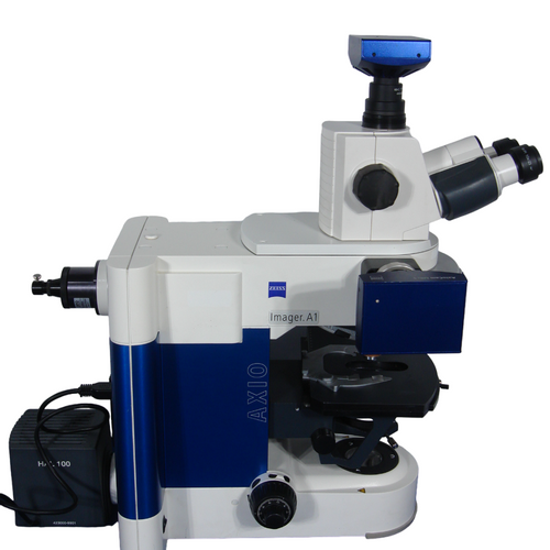 Zeiss Axio Imager A1 Phase Contrast Microscope with Cameras AxioCam MRm and MRc5