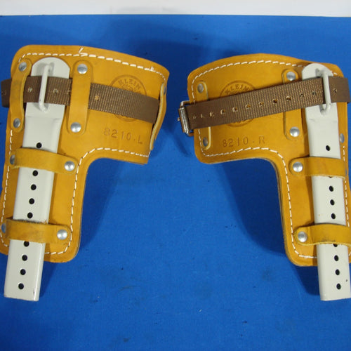 Klein Tree Pole Climbing Spikes Gaffs with 8210 Pads and 87291 Belt Harness