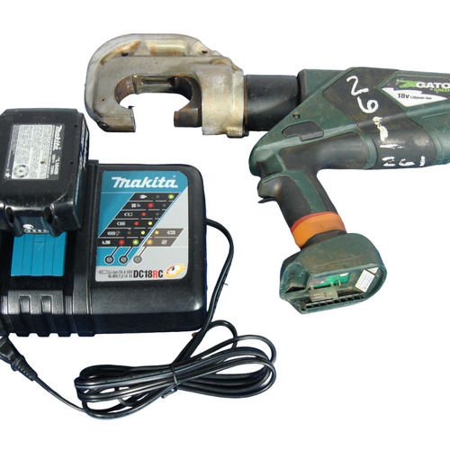 Greenlee Gator EK1240LX 12 Ton Cordless Battery Hydraulic Crimper w/ Battery