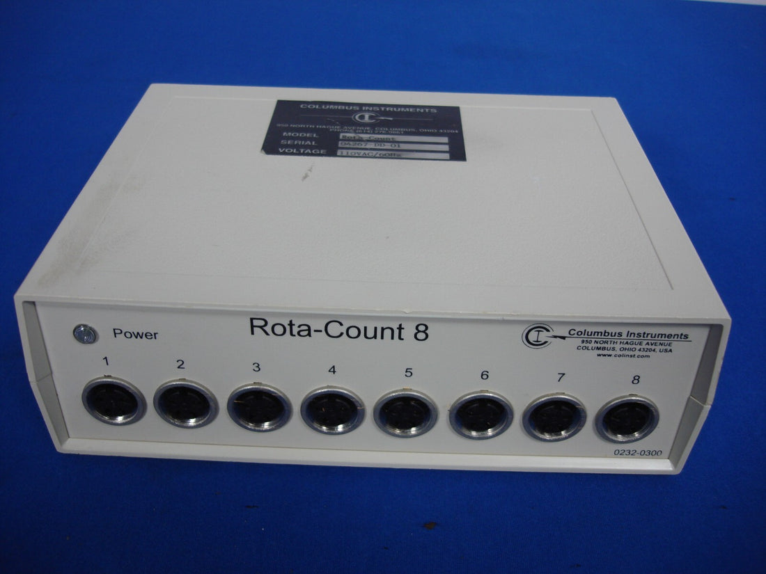 Columbus Instruments Rota-Count 8 Rotation Monitoring System 0232-300